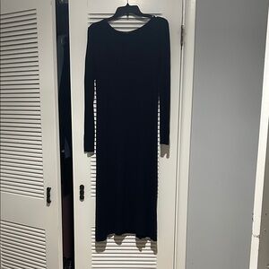 Elegant Black Long Sleeve Dress